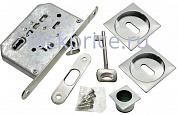Картинка Комплект для раздвижных дверей Morelli MHS-2 L SC Цвет - Матовый хром